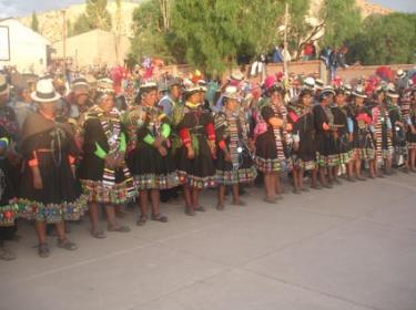 Festival cultural indígena originario de los ayllus de Tinkipaya.